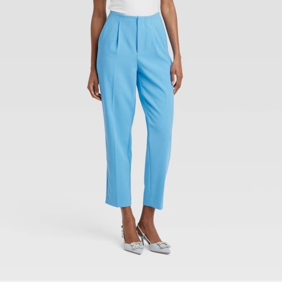 a new day Pants - A‎ New Day Women's Tapered High Rise Ankle Length Tailored Trousers